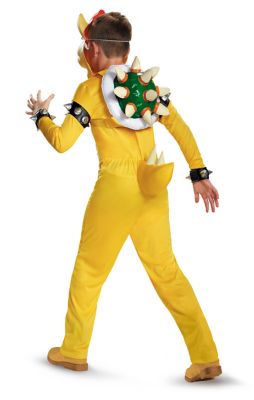 Kids Bowser One Piece Costume Deluxe - Mario Bros