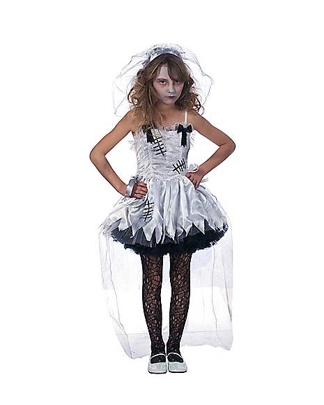 Kids Zombie Flower Girl Child Costume - Spirithalloween.com