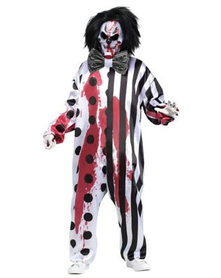 evil clown dog costume