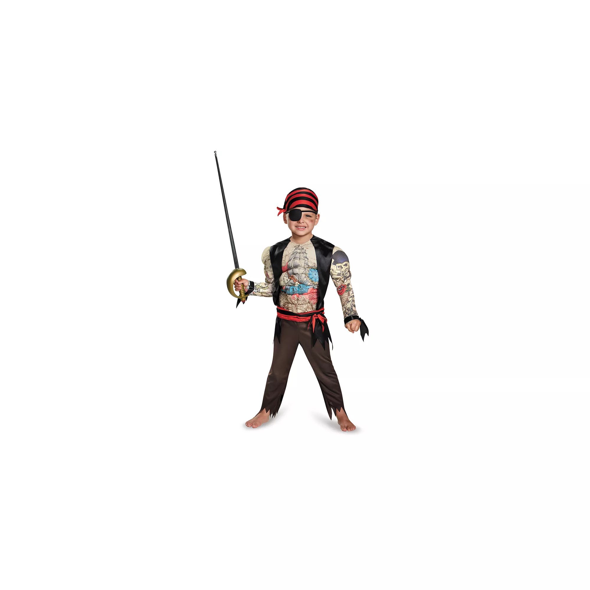 Pirate Muscle Toddler Costume at Spirit Halloween