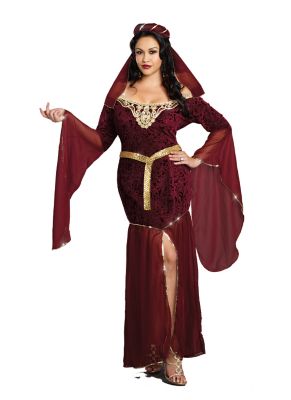 Adult Medieval Enchantress Plus Size Costume - Spirithalloween.com