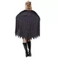 Spider Web Black and Purple Poncho at Spencer's