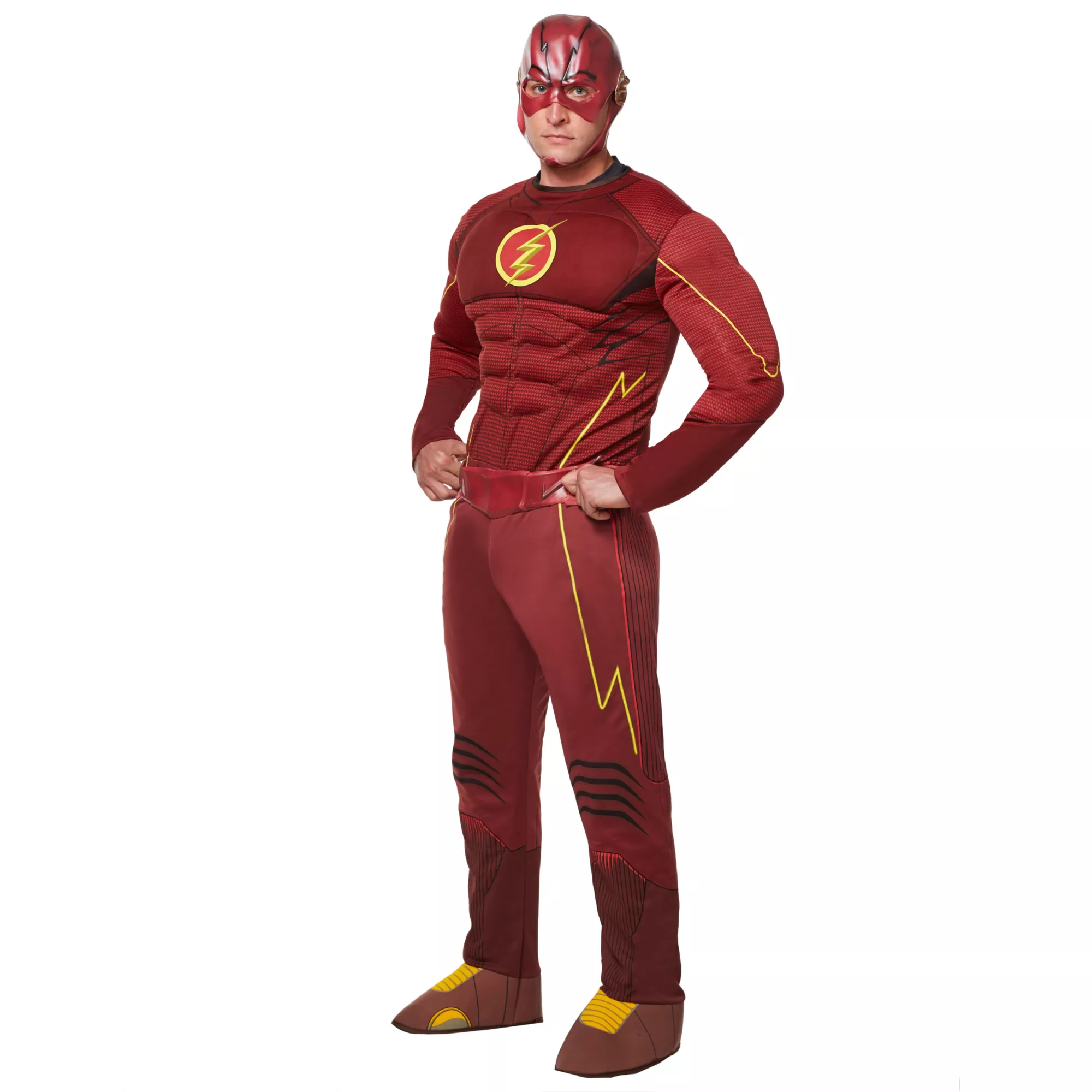 Adult Muscle Flash One Piece Costume - DC Comics at Spirit Halloween