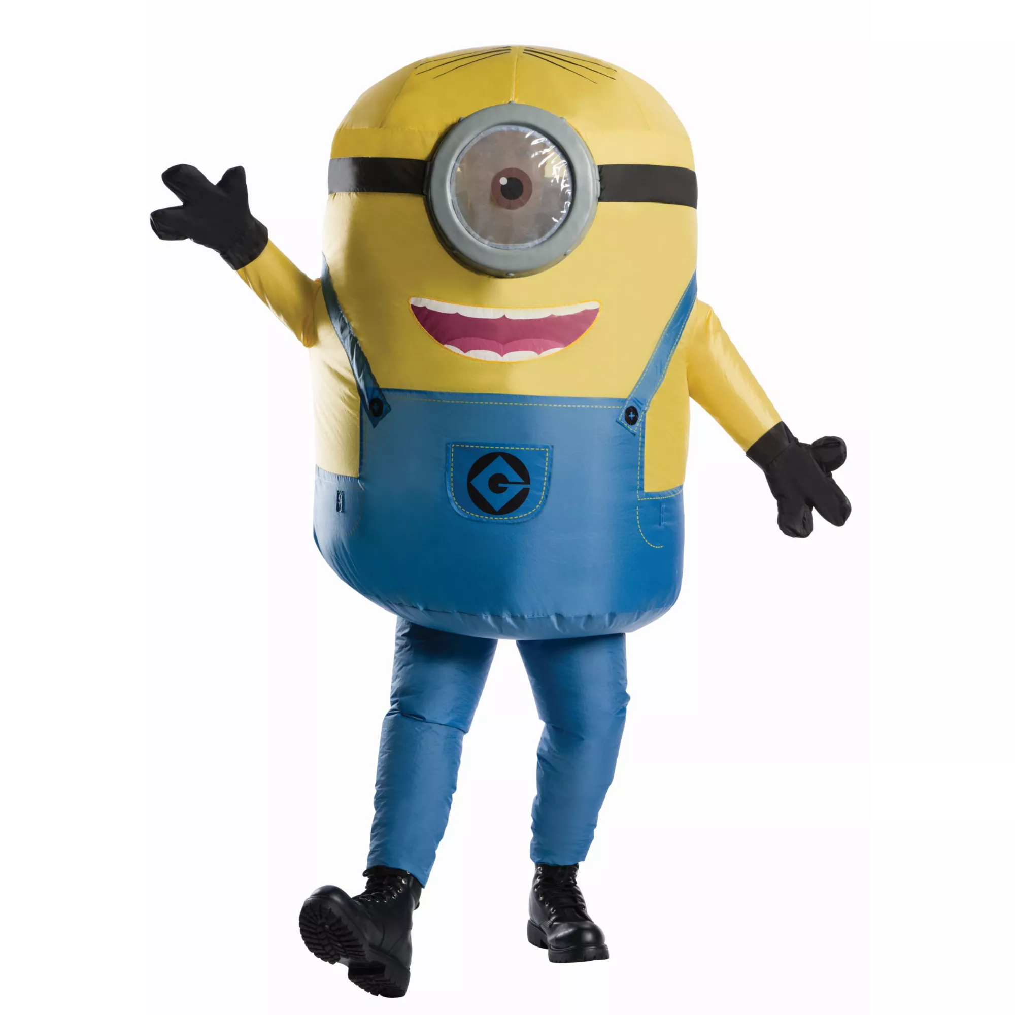 Adult Minions Stuart Inflatable Costume - Despicable Me at Spirit Halloween