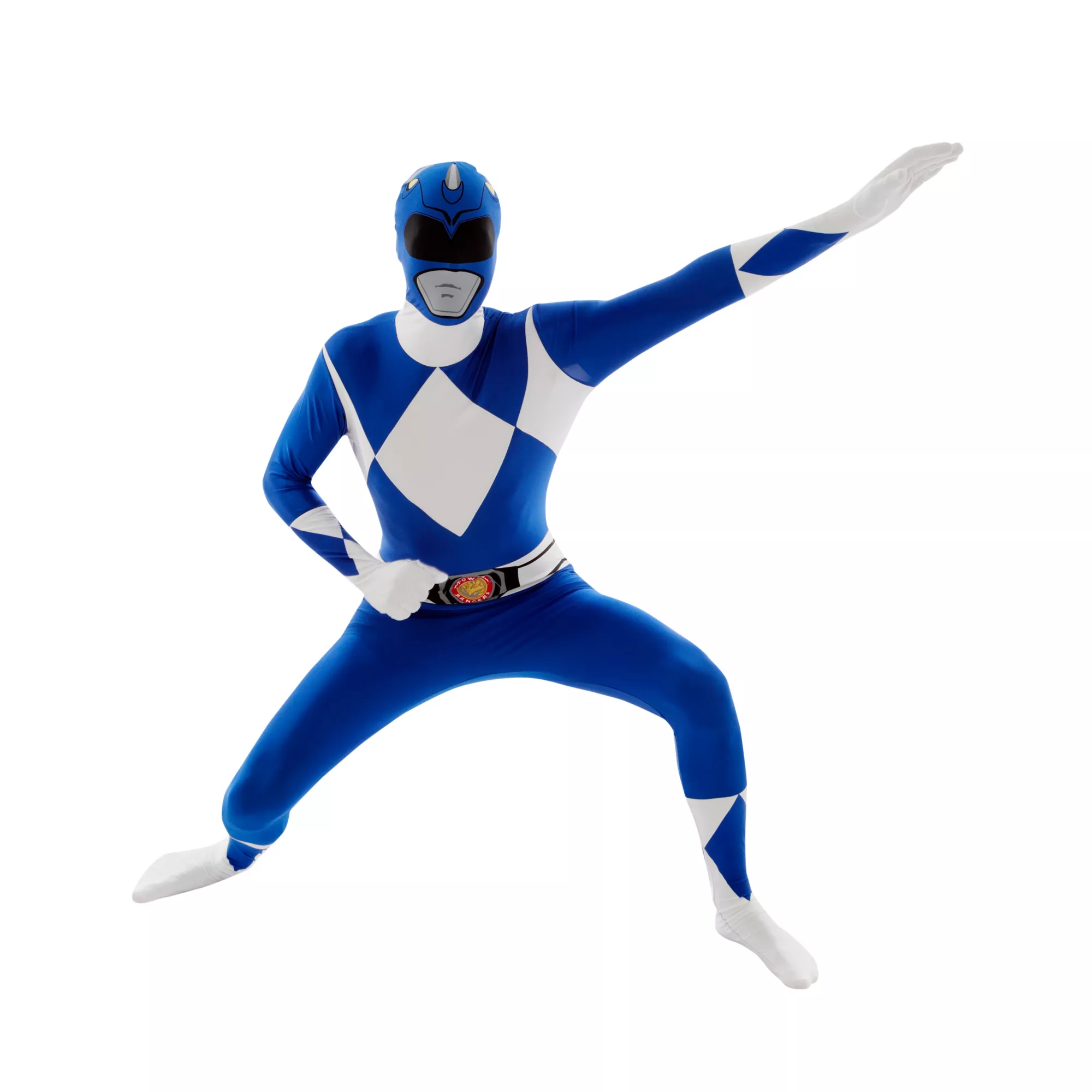 Power Rangers Blue Ranger Adult Mens Costume at Spirit Halloween
