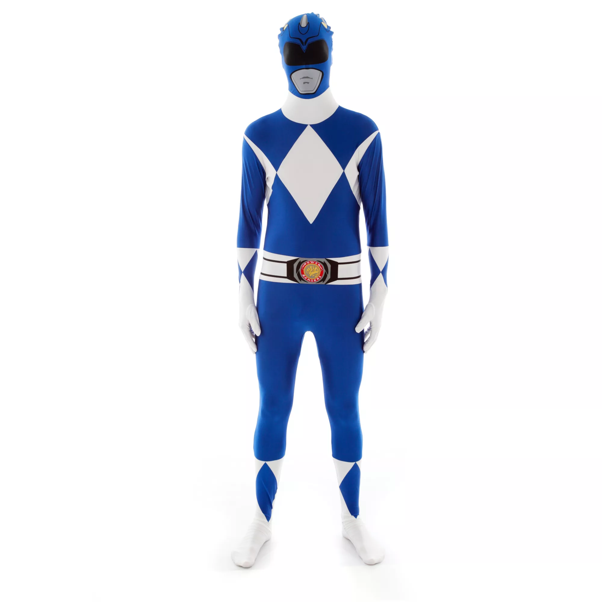 Power Rangers Blue Ranger Adult Mens Costume at Spirit Halloween