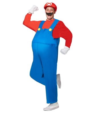 Mario costume adult discount