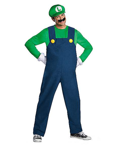 Adult Luigi Costume - Mario Bros 
