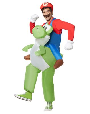  Disguise Men's Mario Riding Yoshi Adult Costume, Multi, One  Size : Clothing, Shoes & Jewelry