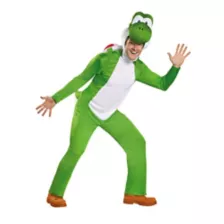 Adult Yoshi Plus Size One Piece Costume - Mario Bros at Spirit Halloween