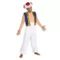 Plus Size Mario Bros Toad Mens Costume at Spirit Halloween