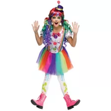 Crazy Color Clown Child Costume at Spirit Halloween