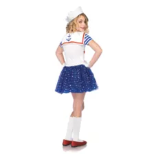 Stars and Stripes Sailor Girls Costume at Spirit Halloween