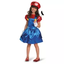 Mario Bros Mario Girls Child Costume at Spirit Halloween
