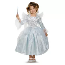 Cinderella Movie Fairy Godmother Girls Costume at Spirit Halloween