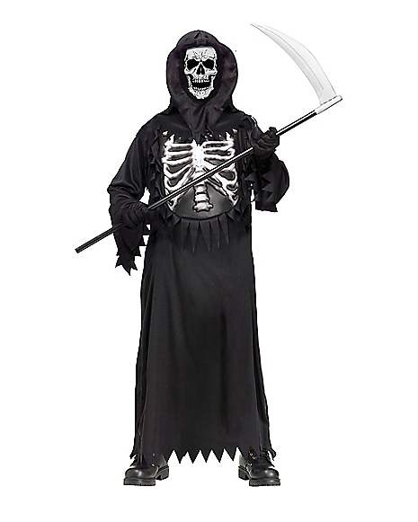 Kids Glow Chest Reaper Costume - Spirithalloween.com