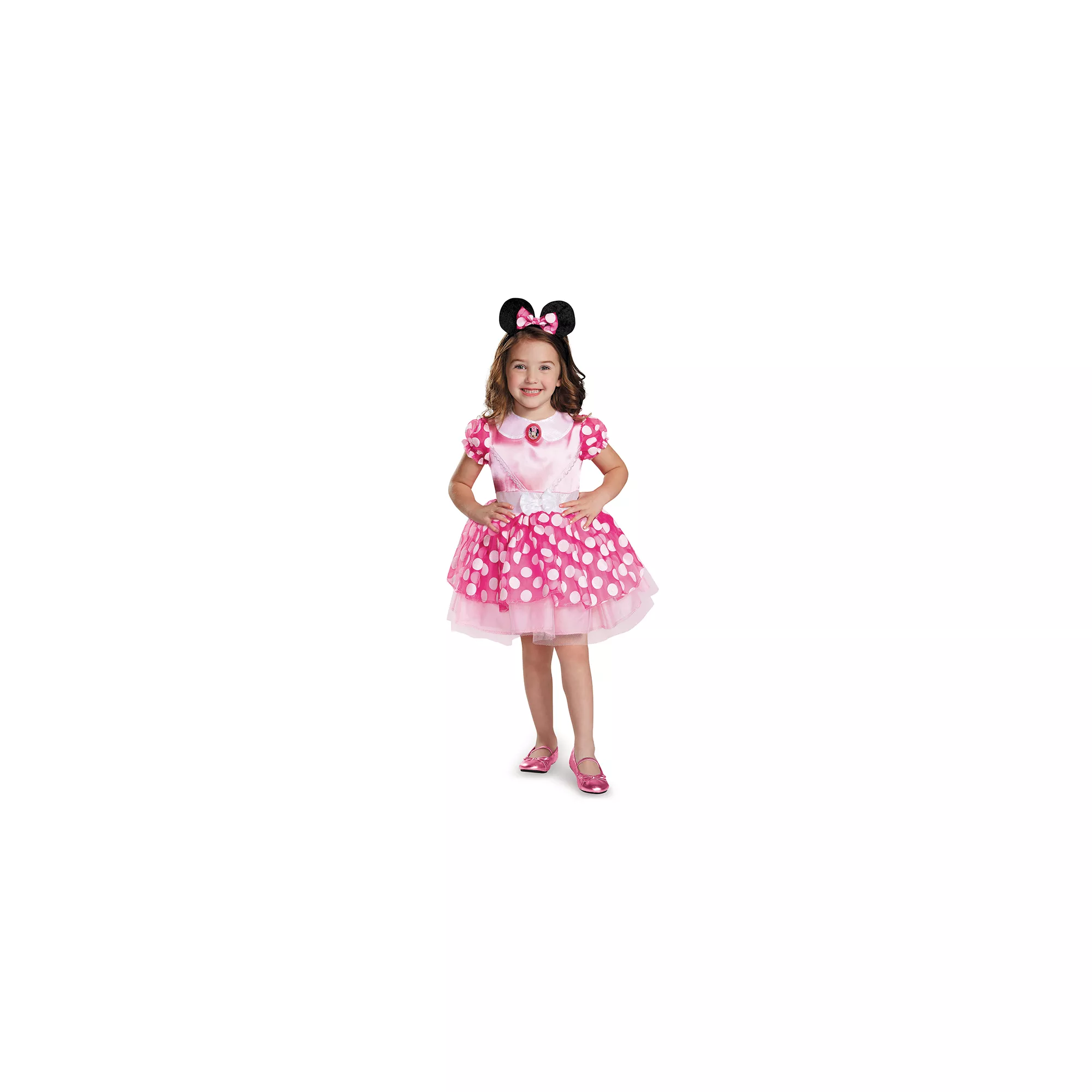 Pink Minnie Mouse Classic Tutu Toddler Costume at Spirit Halloween