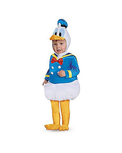 StylesILove Baby Boy Donald Duck Inspired Costume Romper and Hat 2pcs Outfit 