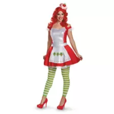Strawberry Shortcake Dress Adult Womens Costume at Spirit Halloween