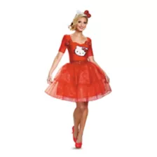 Red Hello Kitty Deluxe Womens Costume at Spirit Halloween