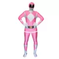 Adult Pink Ranger Bodysuit Costume - Mighty Morphin Power Rangers at Spencer's