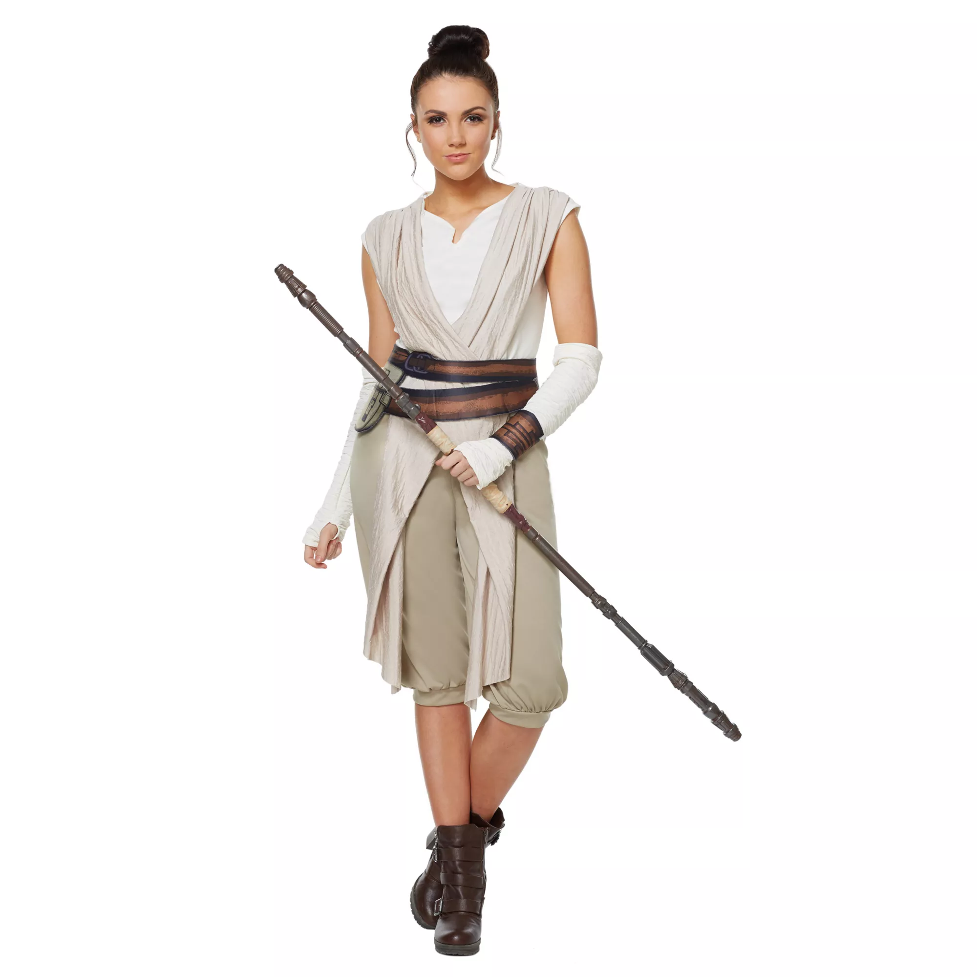 Star Wars Force Awakens Rey Deluxe Womens Costume at Spirit Halloween