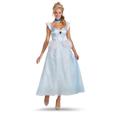 Adult Cinderella Costume Deluxe - Cinderella Movie - Spirithalloween.com