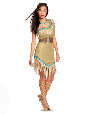 Adult Pocahontas Costume Deluxe - Disney - Spirithalloween.com