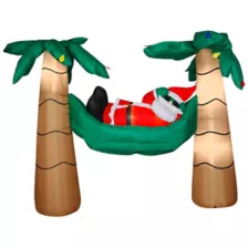 6 Ft Santa in a Hammock Inflatable - Decoration at Spirit Halloween