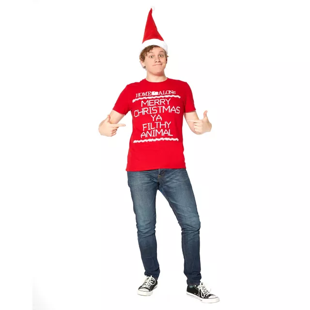 Adult Home Alone Tee at Spencer's