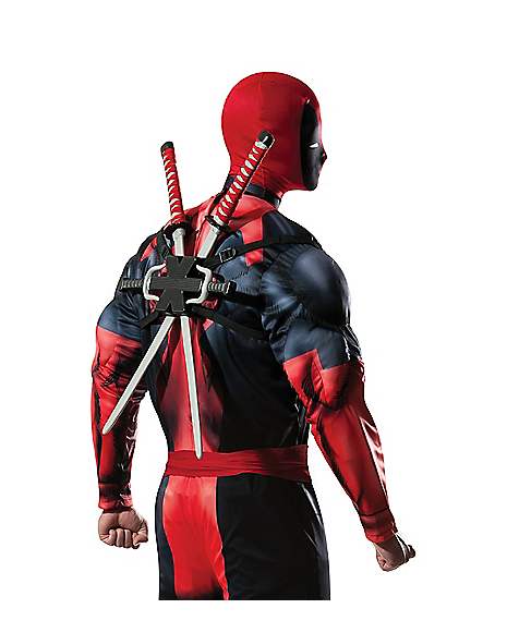 Official Deadpool Weapon Set Ninja Sword Sias Knives Costume Toy Marvel Cosplay