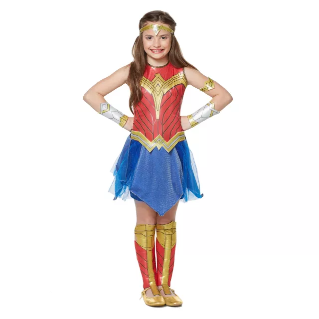 Kids Wonder Woman Costume Deluxe - Batman v Superman - Spirithalloween.com