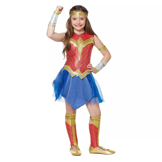 Kids Wonder Woman Costume Deluxe - Batman v Superman - Spirithalloween.com