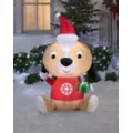 5 Ft Holiday Puppy Inflatable - Decoration at Spencer's