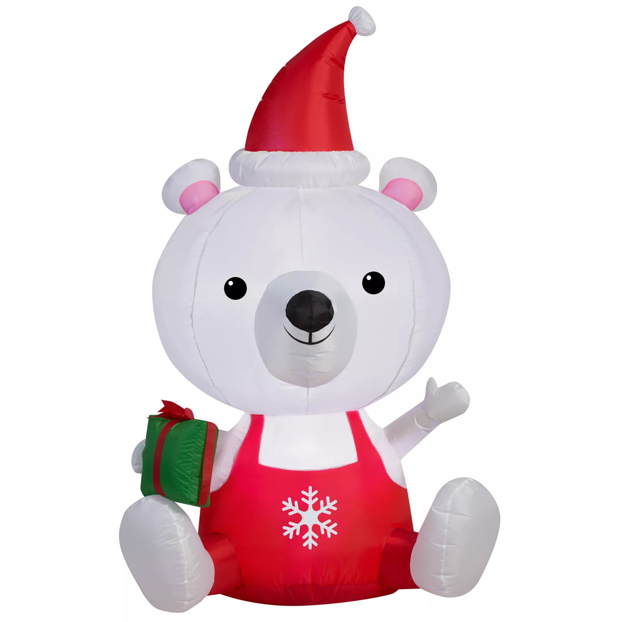 5 ft Big Head Polar Bear Inflatable - Decoration at Spencer's