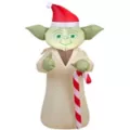 3.5 Ft Festive Yoda Inflatable Decoration - Star Wars at Spencer's