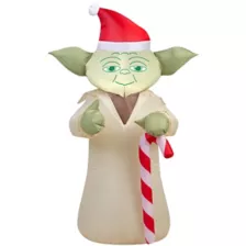 3.5 Ft Festive Yoda Inflatable Decoration - Star Wars at Spencer's