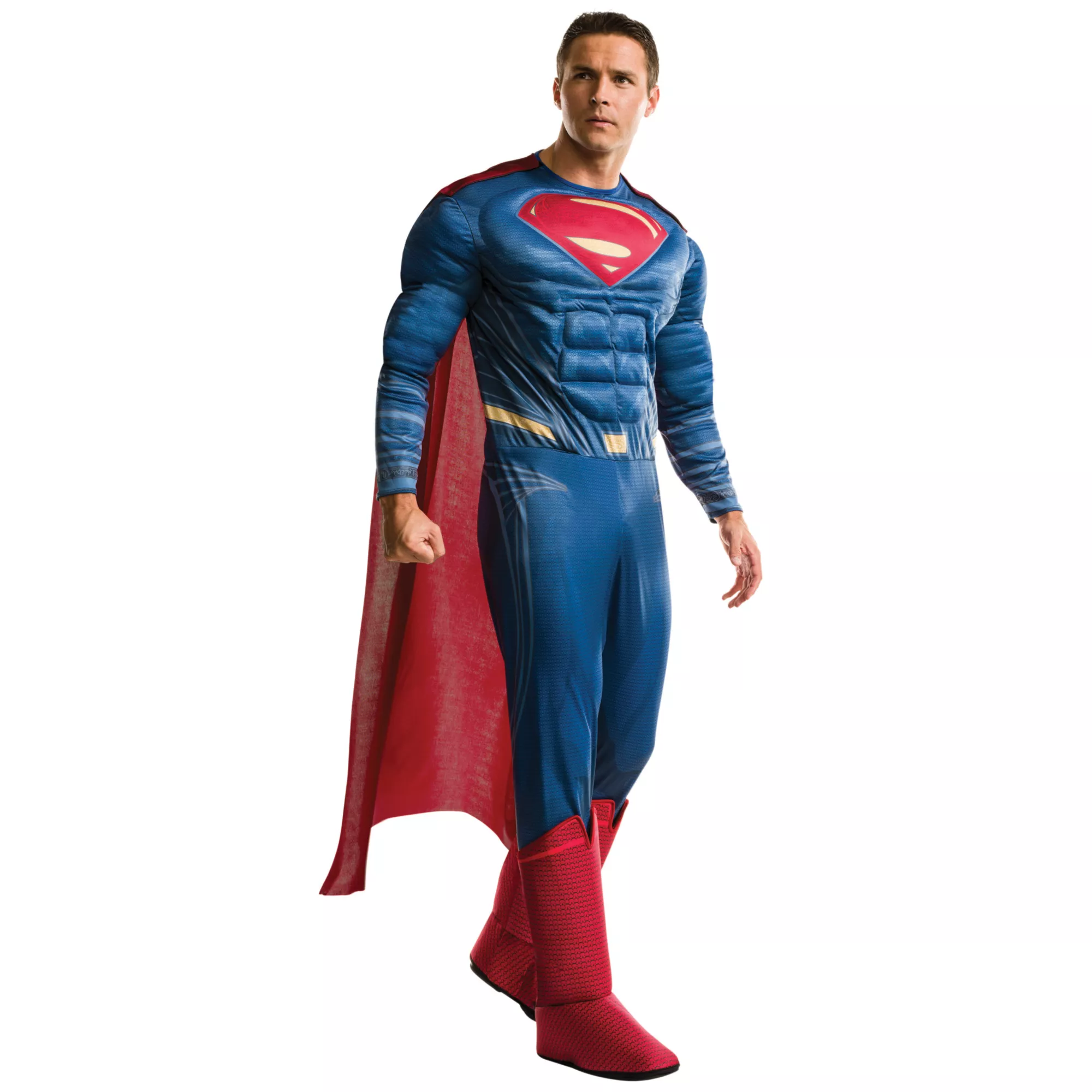 Adult Superman One Piece Costume - Batman v Superman: Dawn Of Justice at Spirit Halloween