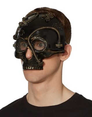 Steampunk Skull Half Mask