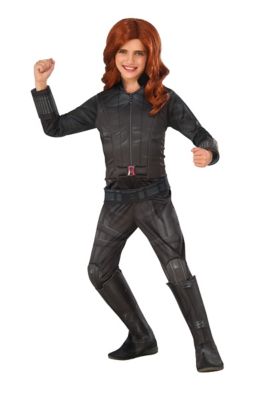 Halloween Mask Marvel Tween Black Widow Costume - Marvel