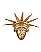 Gold Statue of Liberty Half Mask