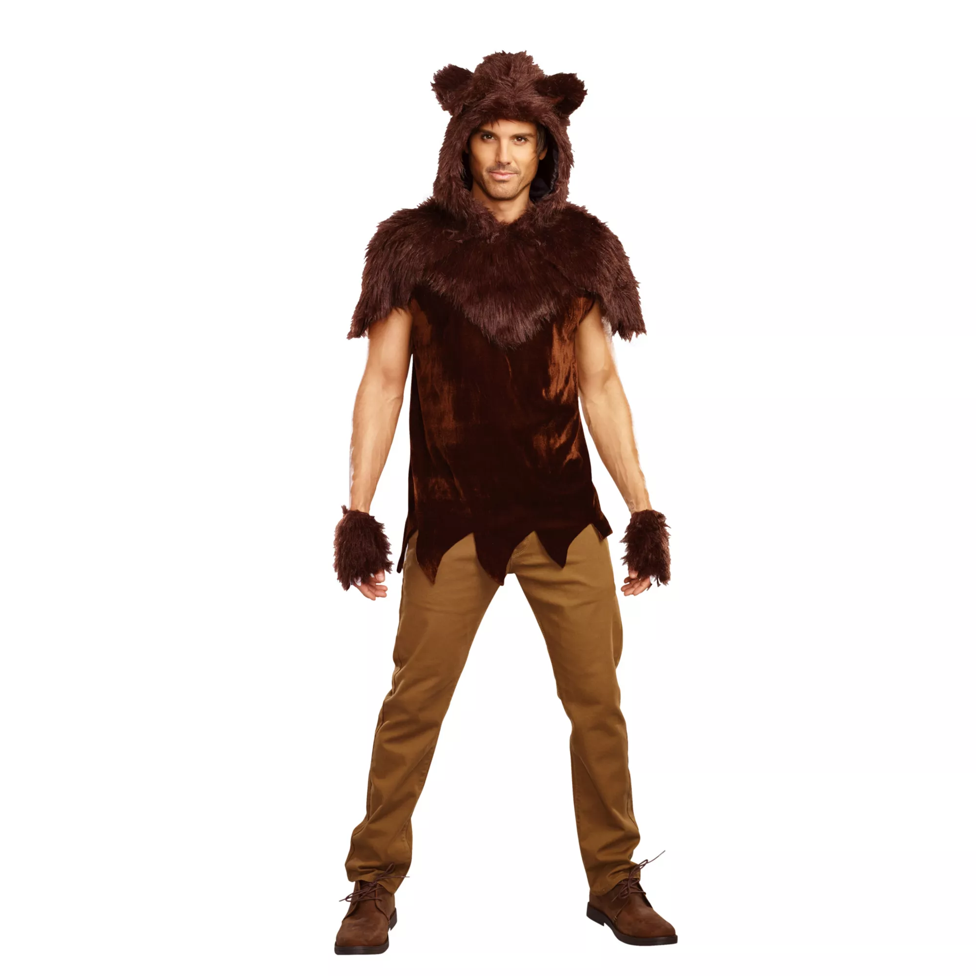 Adult Faux Fur Papa Bear Costume at Spencer's