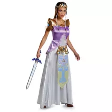 Adult Princess Zelda Costume Deluxe - The Legend of Zelda at Spencer's