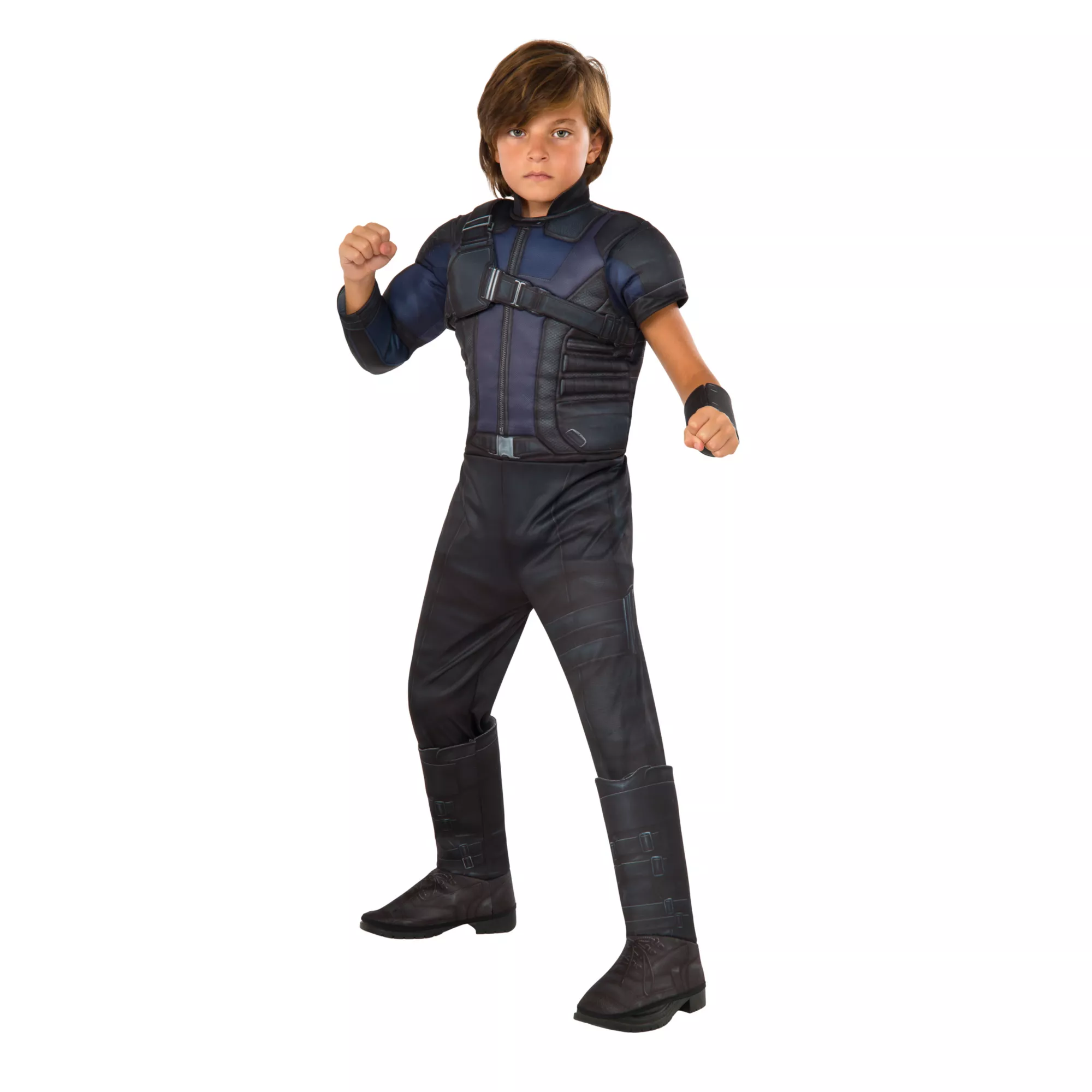 Kids Hawkeye Muscle Chest Costume Deluxe - Captain America Civil War at Spirit Halloween