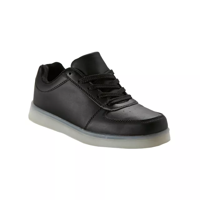 Black and white light up shoes sales