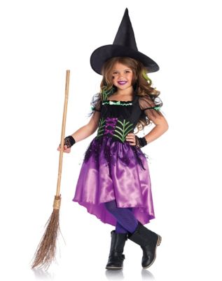 Kids Spider Web Witch Costume - Spirithalloween.com
