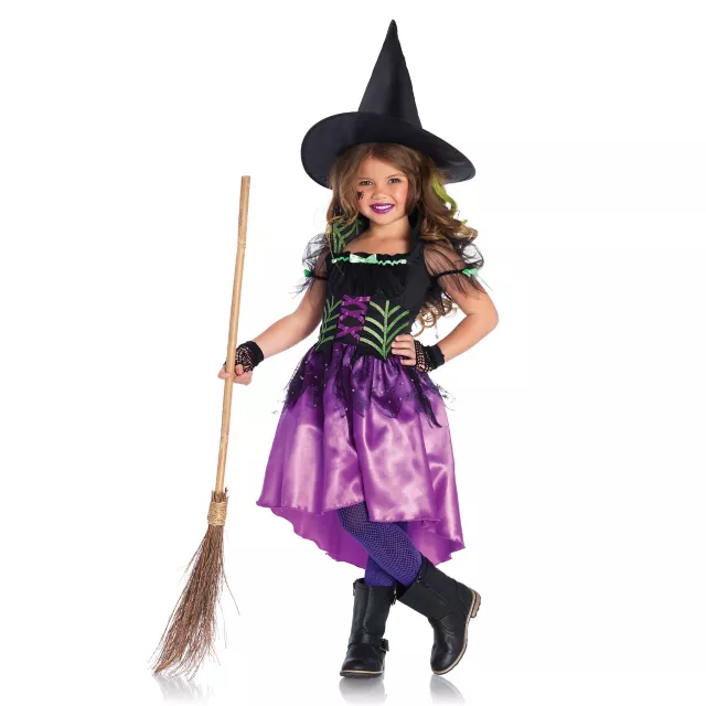 Kids Spider Web Witch Costume - Spirithalloween.com