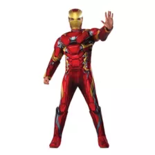 Adult Iron Man Costume Deluxe - Captain America Civil War at Spirit Halloween