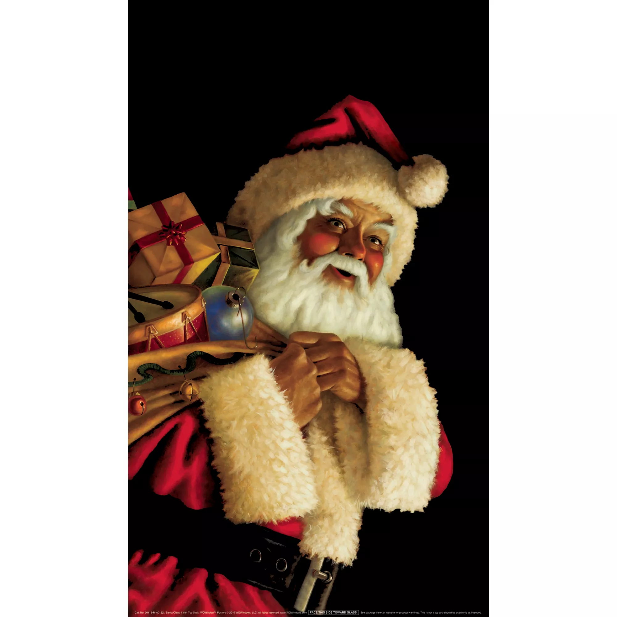 Santa Claus Window Poster - Decorations at Spirit Halloween