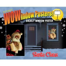 Santa Claus Window Poster - Decorations at Spirit Halloween